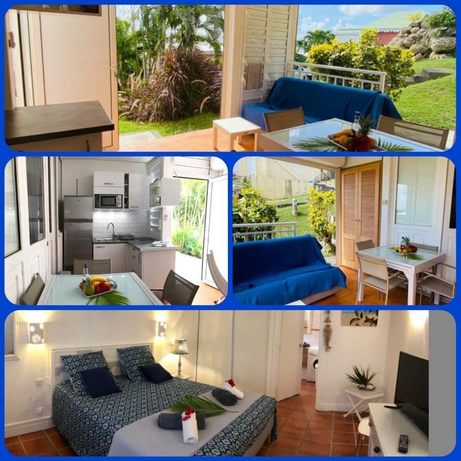 Appartement rez-de-chaussée de villa à 1 minute de la plage Saint-Francois  Extérieur photo